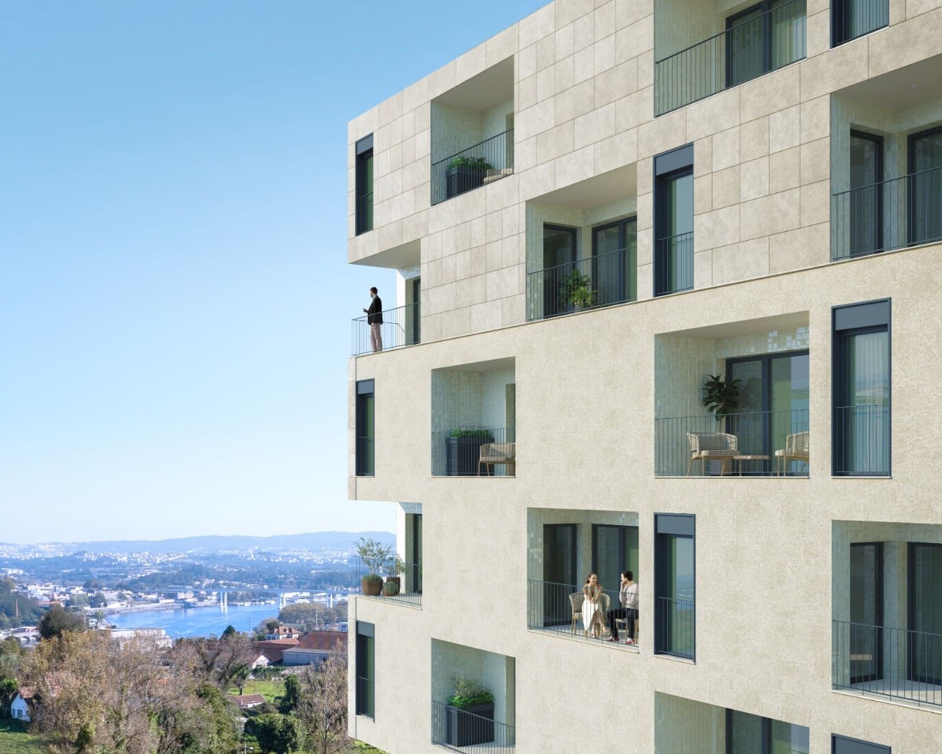 Empreendimento Quadra Mafamude Vila Nova de Gaia T2 T3