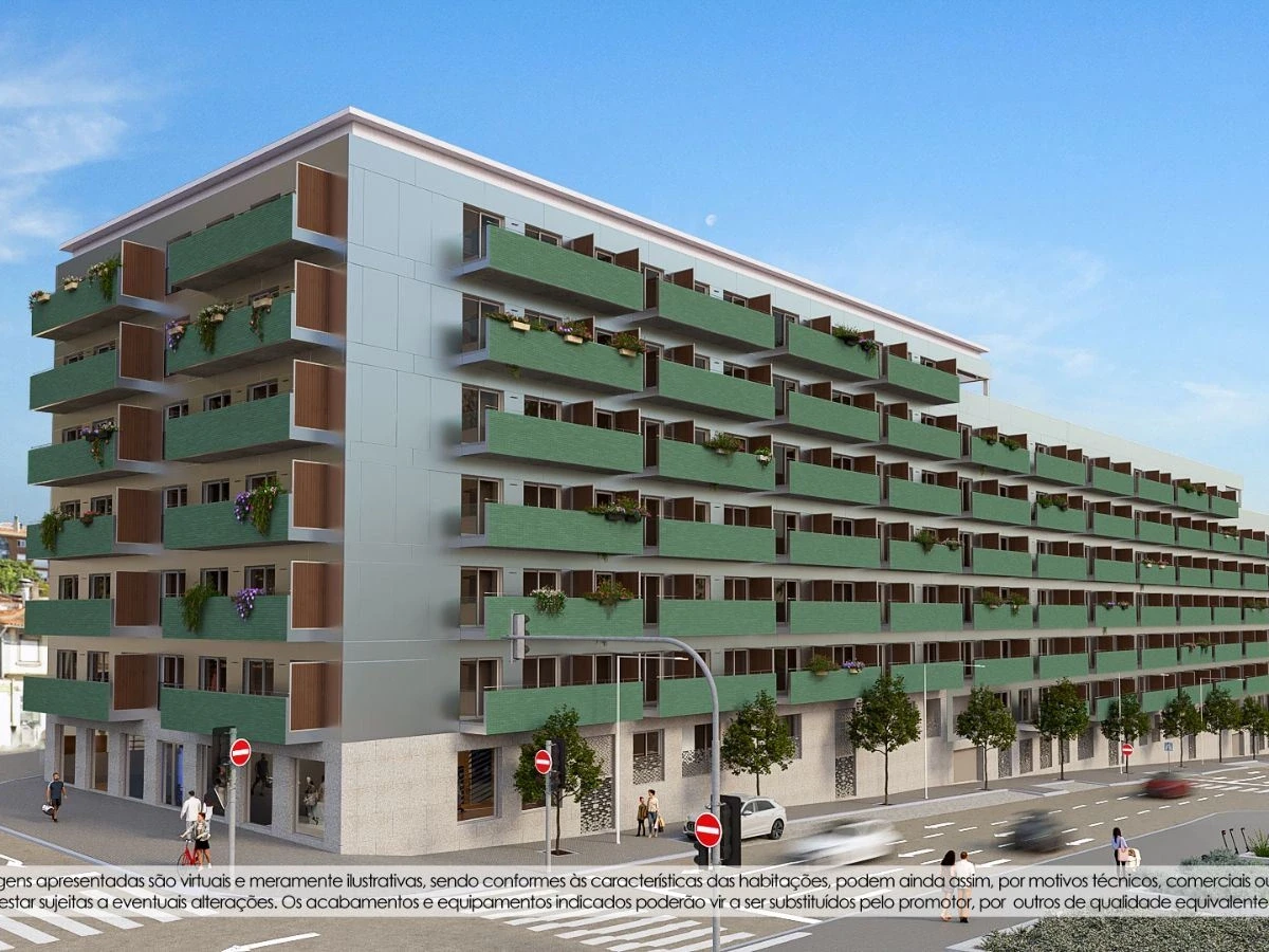 GN/02298 Apartamento T1 Novo Lugar de Garagem Campanhã Porto