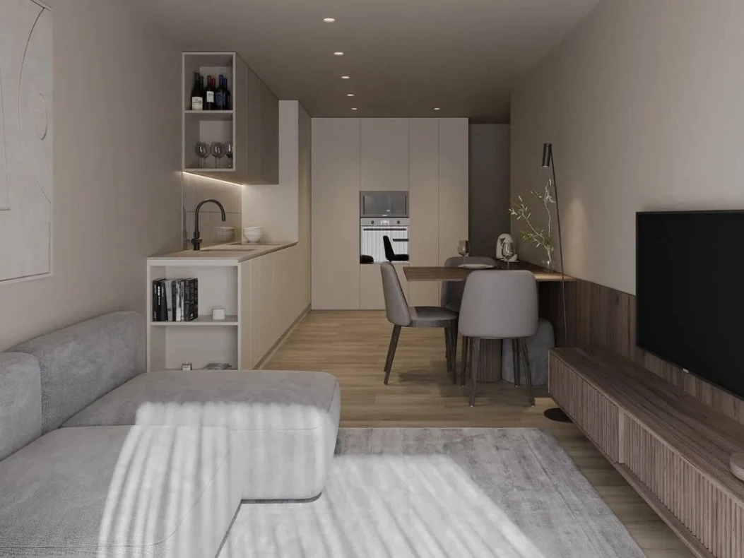 GN/02360 Apartamento T1 Novo Condomínio Fechado Piscina São Vitor Braga