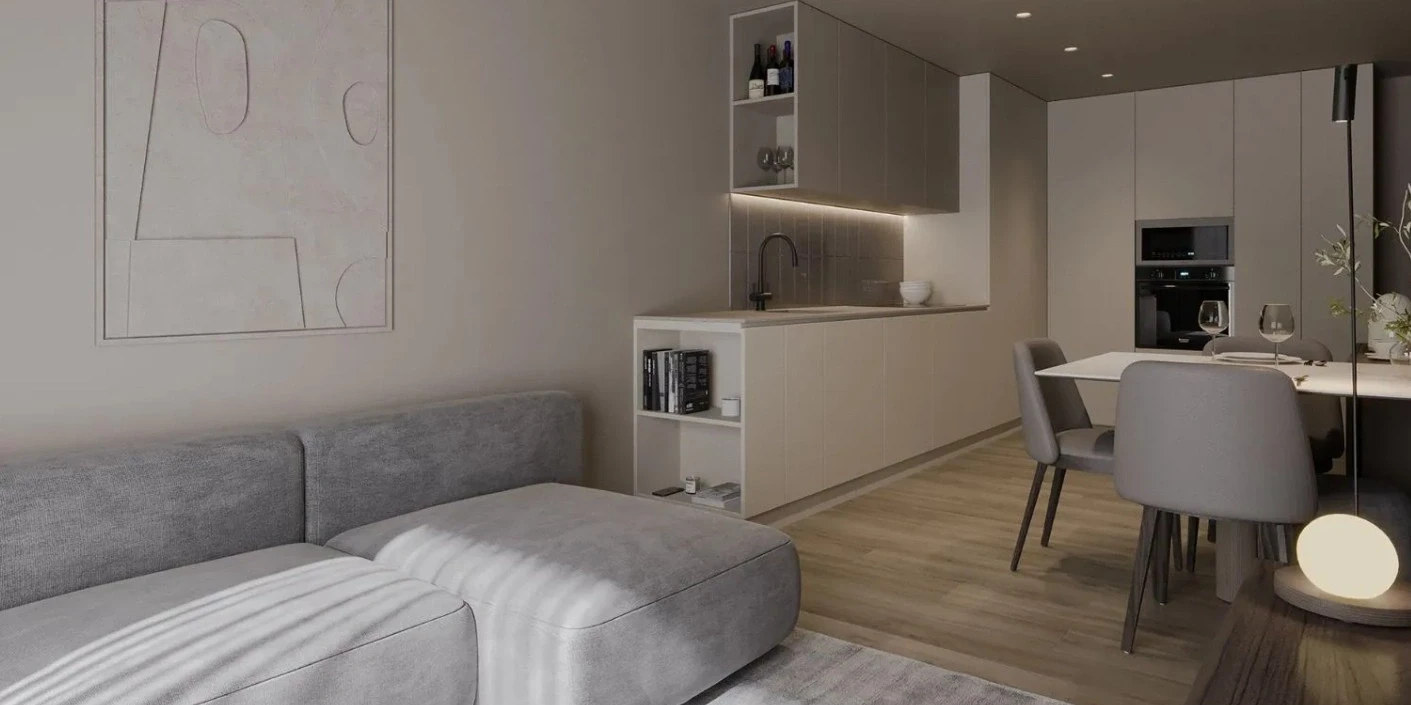 GN/02360 Apartamento T1 Novo Condomínio Fechado Piscina São Vitor Braga
