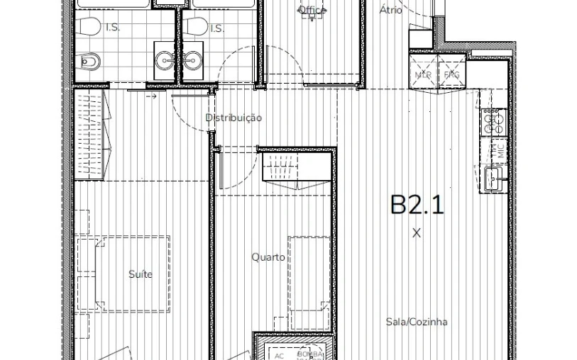 GN/02364 Apartamento T2 Office Novo Lugar de Garagem Oliveira do Douro Vila Nova de Gaia Porto