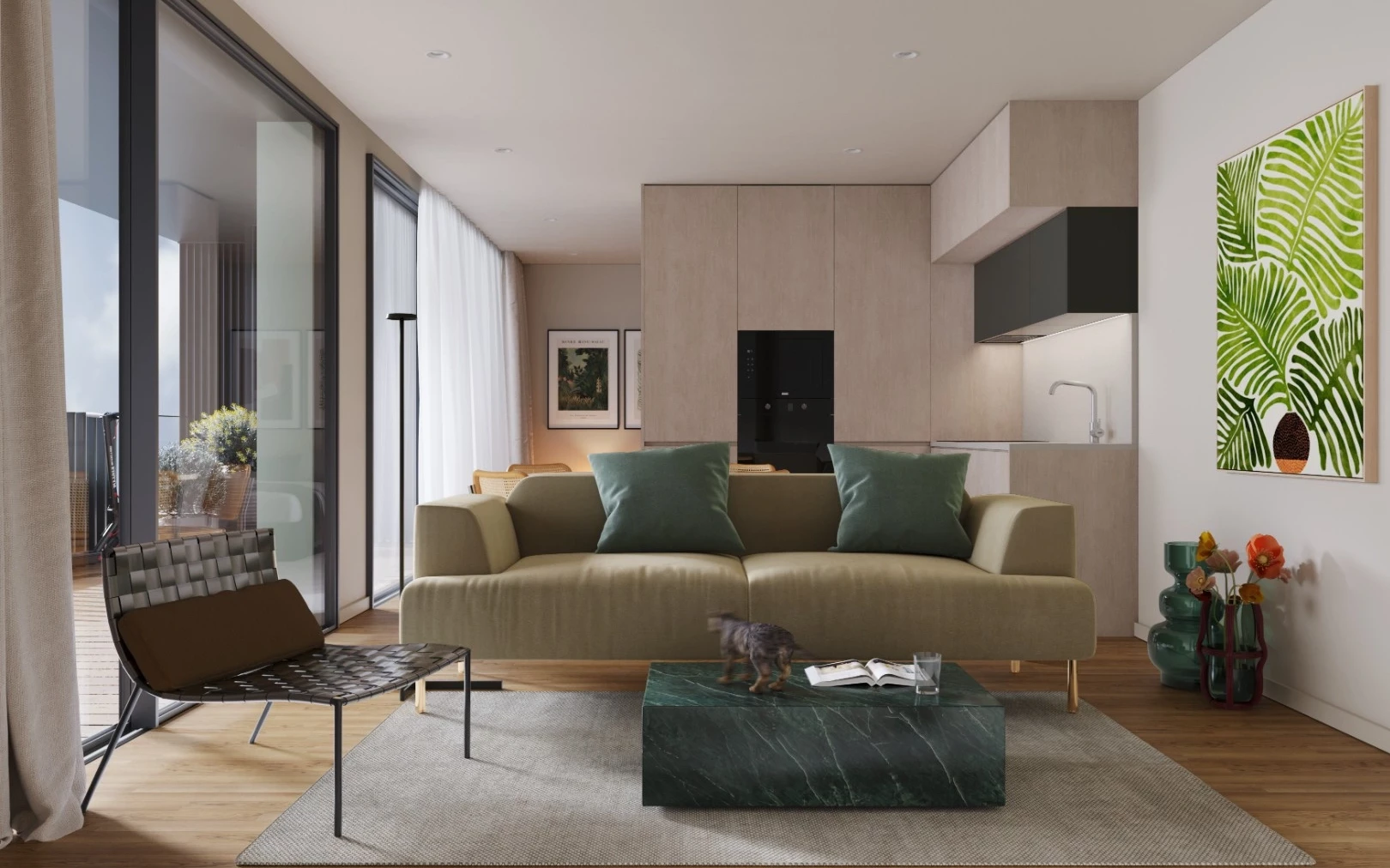 GN/02397 Apartamento T1 Novo Último Piso Empreendimento Prestige Metro Linha Rubi Santa Marinha Vila Nova de Gaia Porto