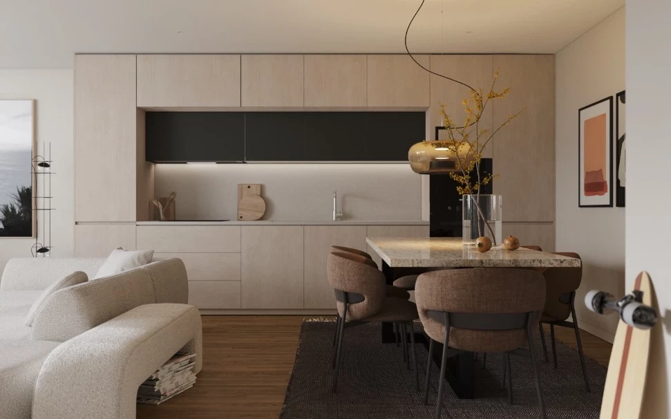 GN/02397 Apartamento T1 Novo Último Piso Empreendimento Prestige Metro Linha Rubi Santa Marinha Vila Nova de Gaia Porto