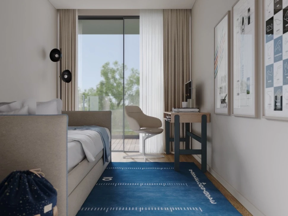 GN/02397 Apartamento T1 Novo Último Piso Empreendimento Prestige Metro Linha Rubi Santa Marinha Vila Nova de Gaia Porto