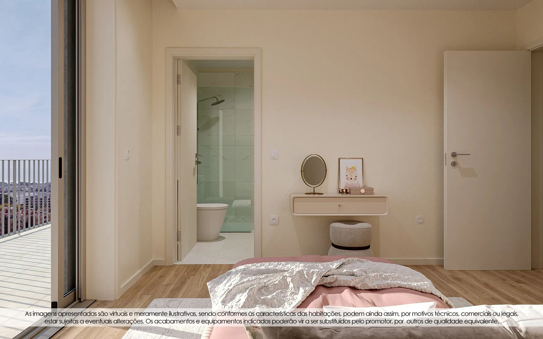 Apartamento T1 Novo GN/02416 GN/02417 GN/02418