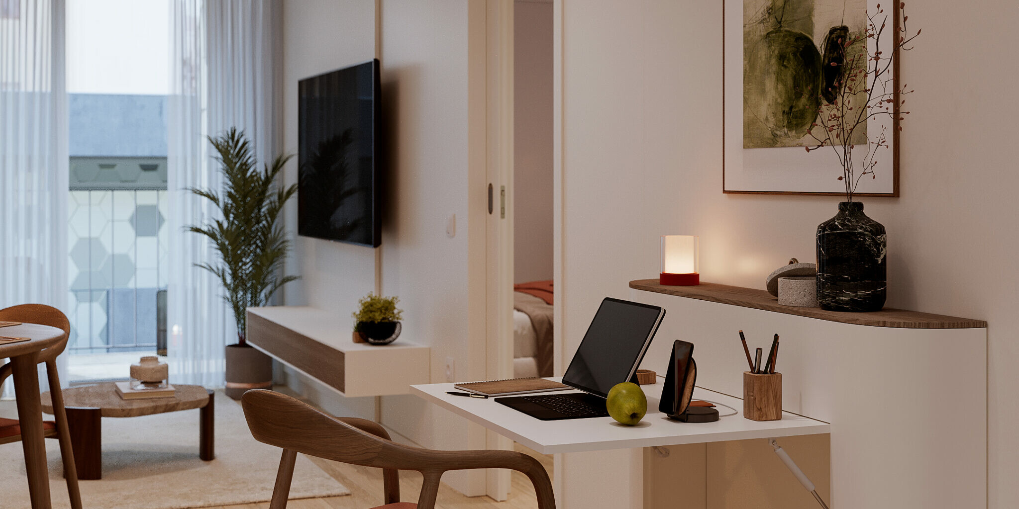 Apartamento T1+1 Novo Mafamude GN/02420