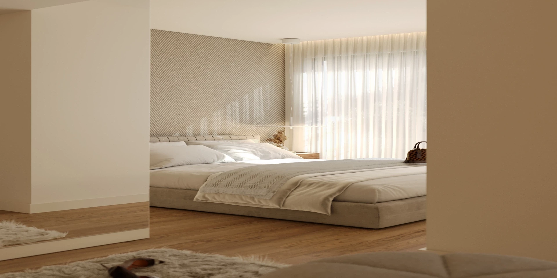 GN/02300 Apartamento T1 Evolutivo Novo Mafamude Vila Nova de Gaia Porto Quarto