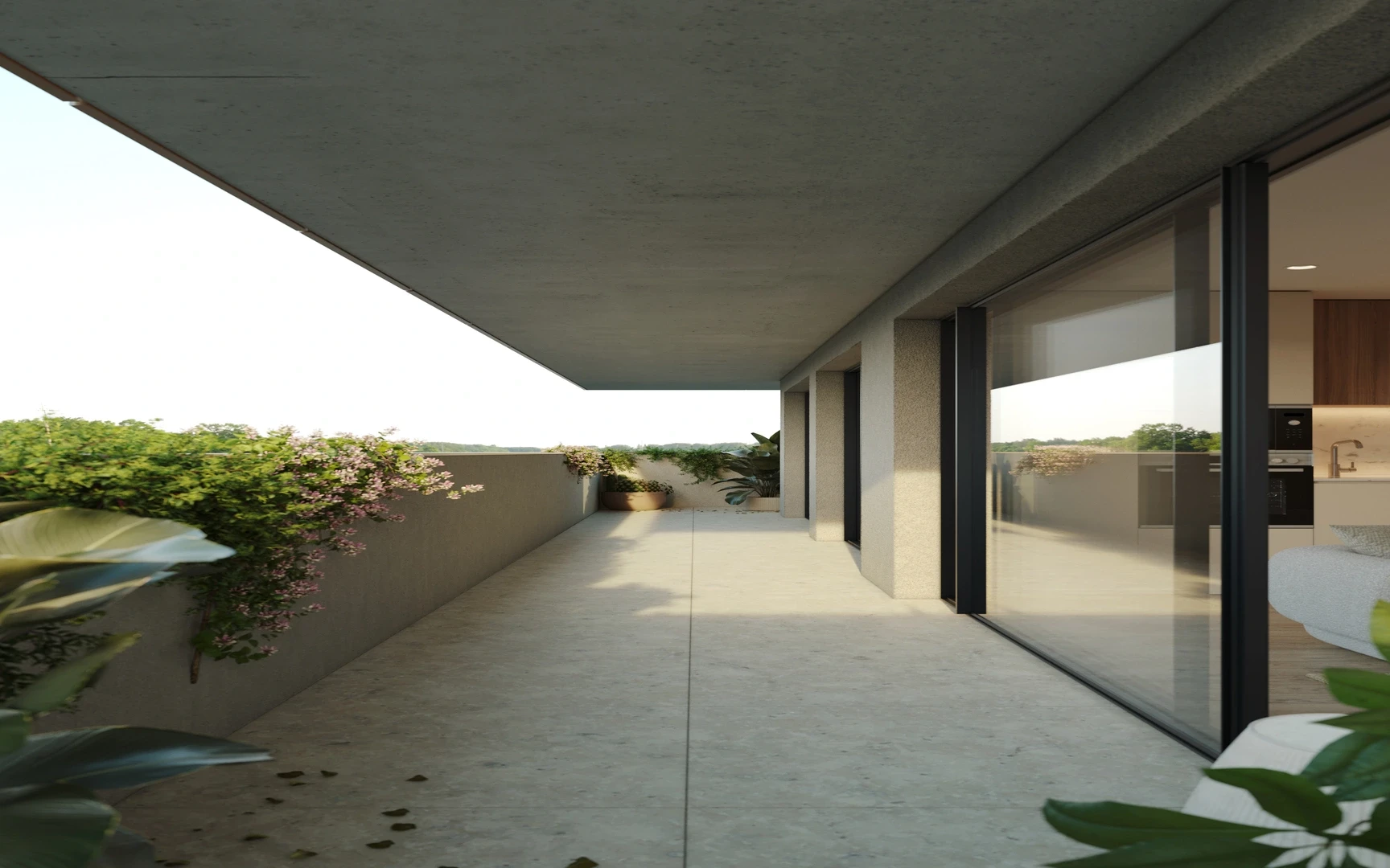 GN/02300 Apartamento T1 Evolutivo Novo Mafamude Vila Nova de Gaia Porto Varanda