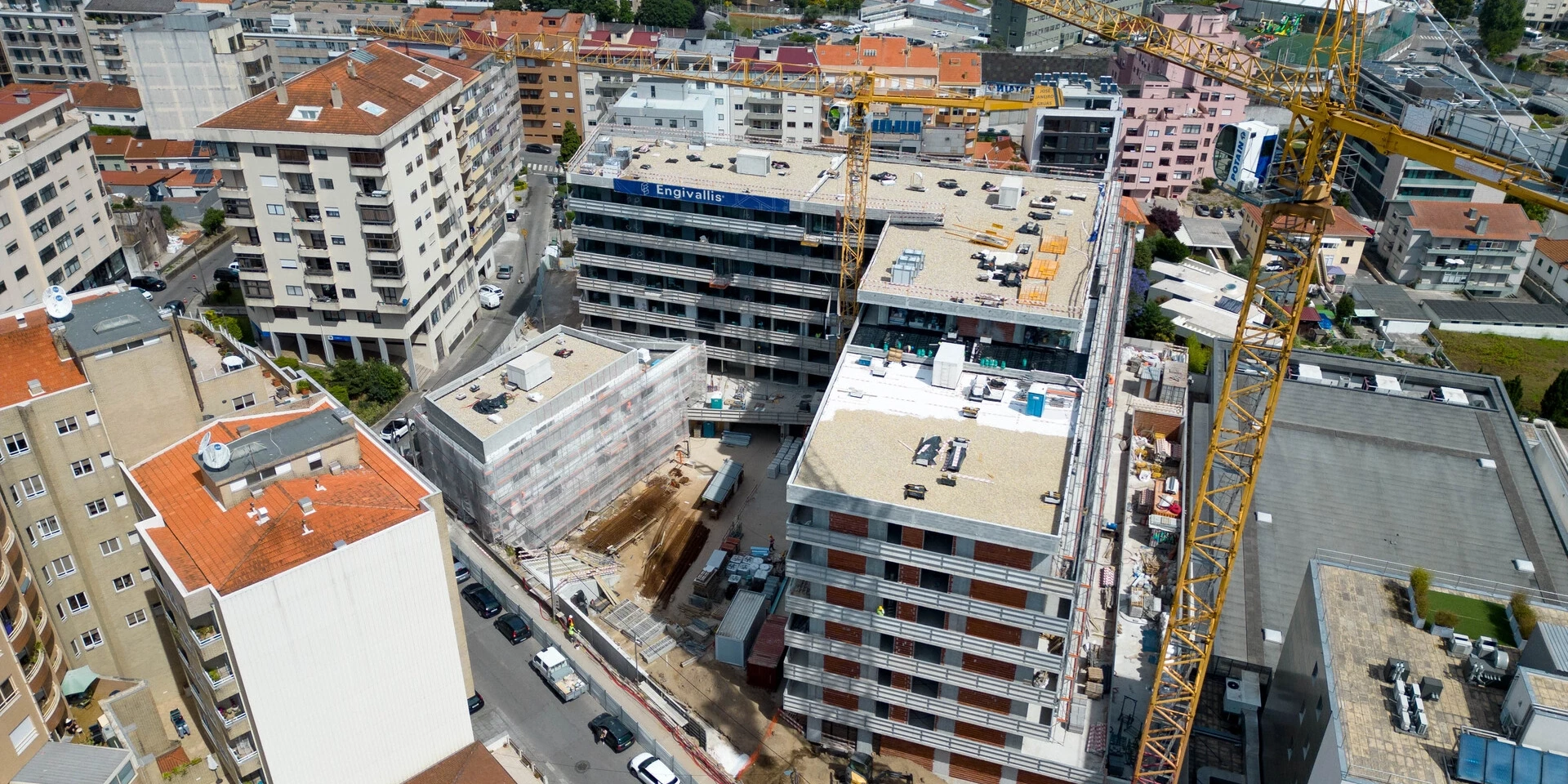 GN/02300 Apartamento T1 Evolutivo Novo Mafamude Vila Nova de Gaia Porto Foto Obra