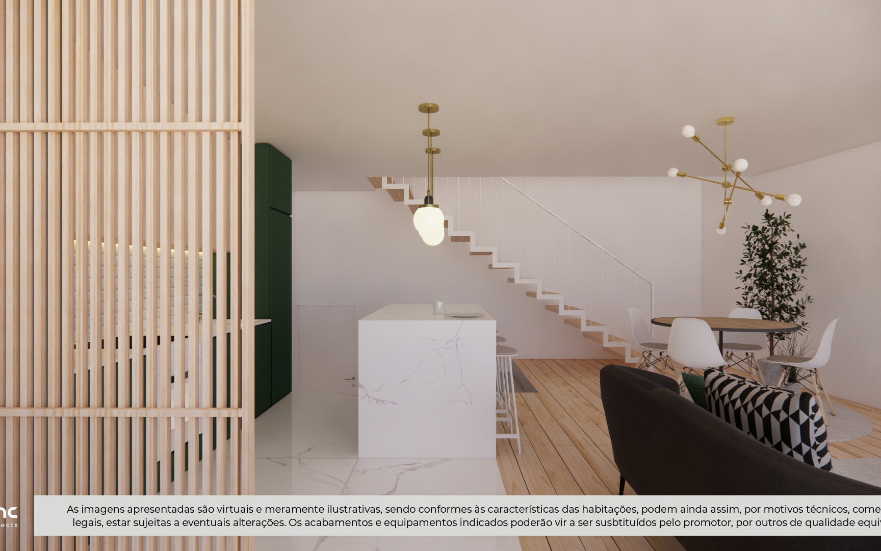 Apartamento T2 Casa da Campanuda Leça da Palmeira sala 2