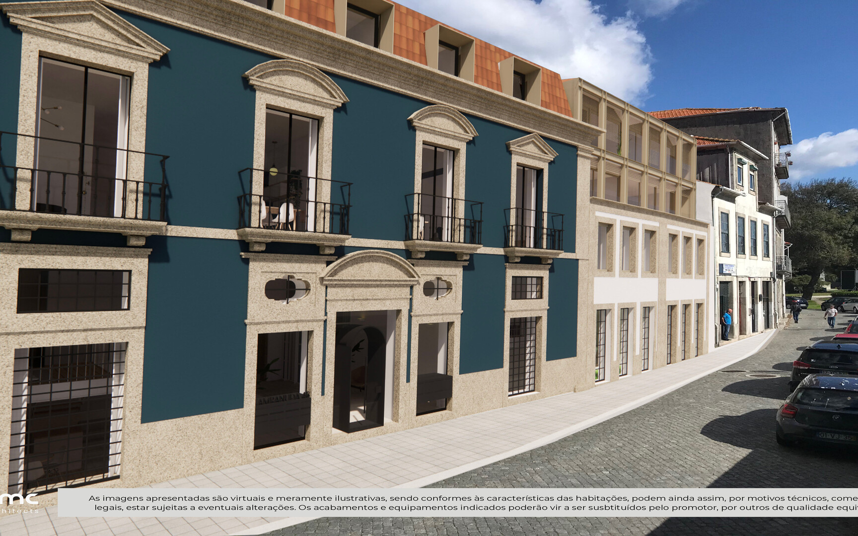 Apartamento T2 Casa da Campanuda Leça da Palmeira fachada